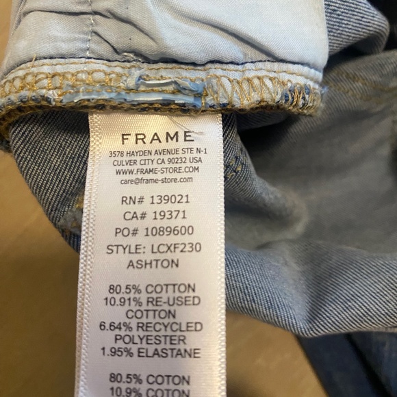 FRAME flare jeans with extended waistband & stretch., size 25 - Picture 13 of 13